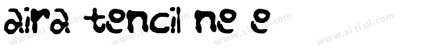 Saira Stencil One Re字体转换
